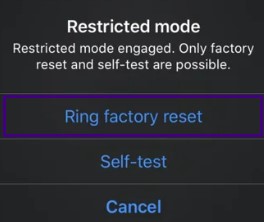 ring factory reset