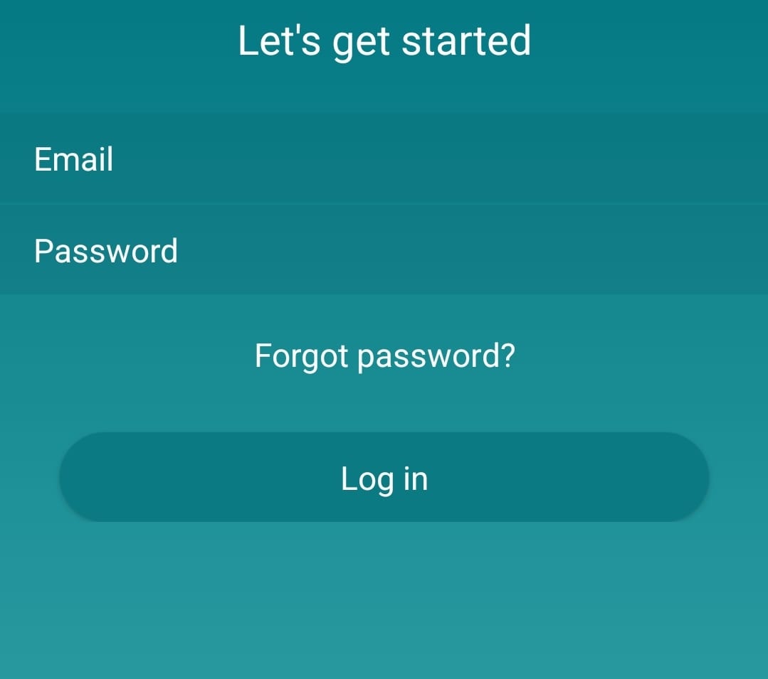 log in to Fitbit app