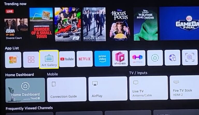 How To Turn On Gallery Mode On Lg Tv Smart Digi Here