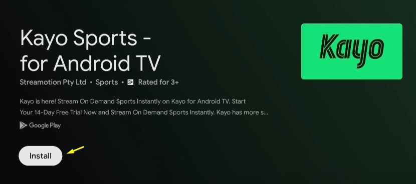 Kayo Sports - for Android TV - Apps on Google Play