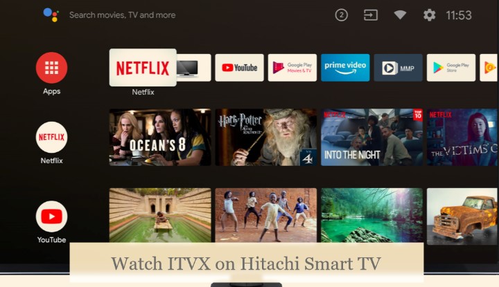 itvx on hitachi smart tv