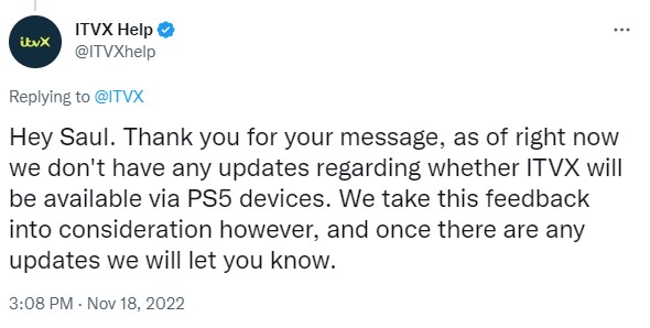  Can you Get ITVX App on PlayStation 5?
