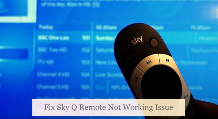 sky q remote not working