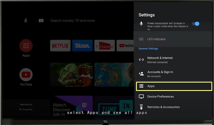 Apps on tcl smart tv