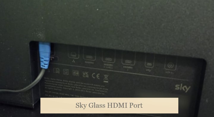 sky glass hdmi port