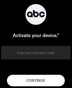 Activate ABC on Samsung Smart TV