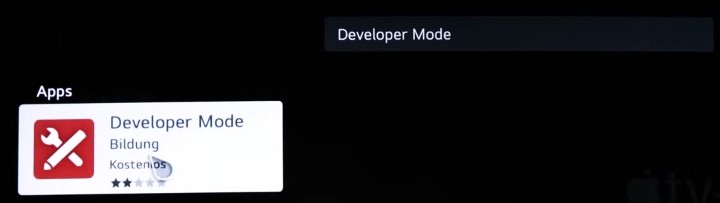 Developer Mode app