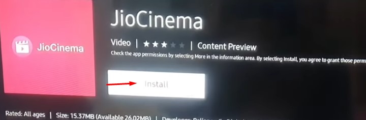 Install JioCinema on Samsung Smart TV