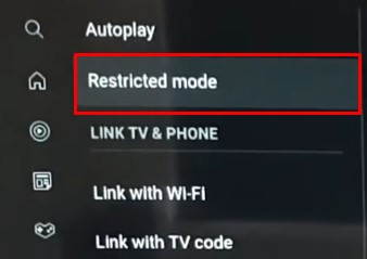 Turn Restricted Mode on or off on YouTube