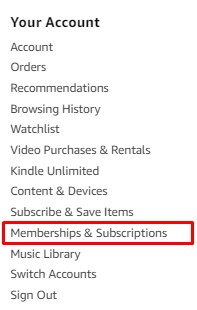 Memberships & Subscriptions