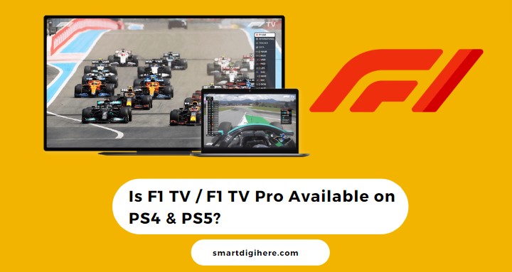 F1 TV or F1 TV Pro on PS4 & PS5