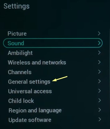 Reset Philips 4K TV Picture Settings