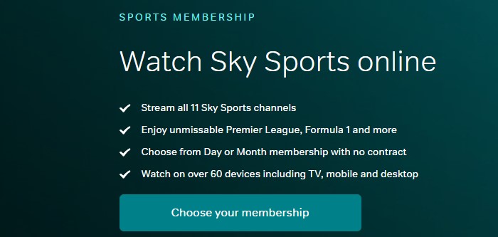 Watch Sky Sports on LG Smart TV with NOW