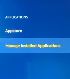 Manage Installed Applications