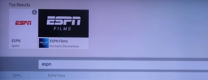 espn on samsung tv