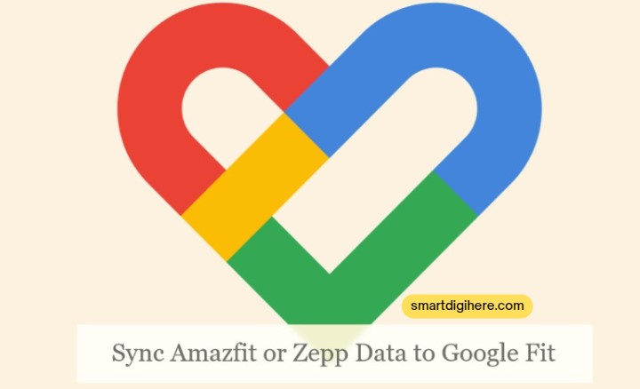 sync amazfit or zepp data to google fit