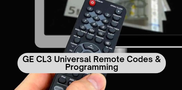 GE CL3 universal remote codes