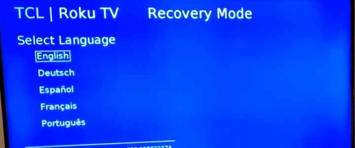 TCL Roku TV Recovery Mode