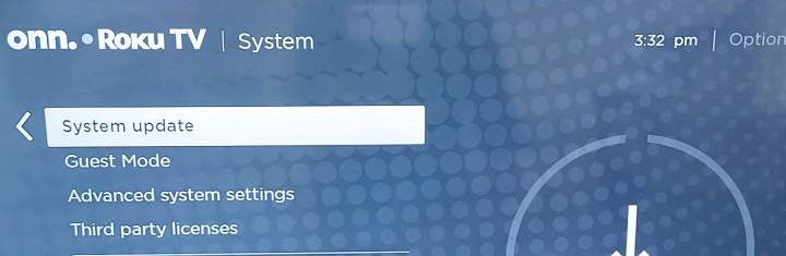 Roku System update